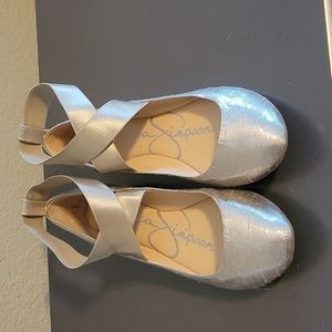 Jessica Simpson Ballet Flats. Gold. Size 6.5
